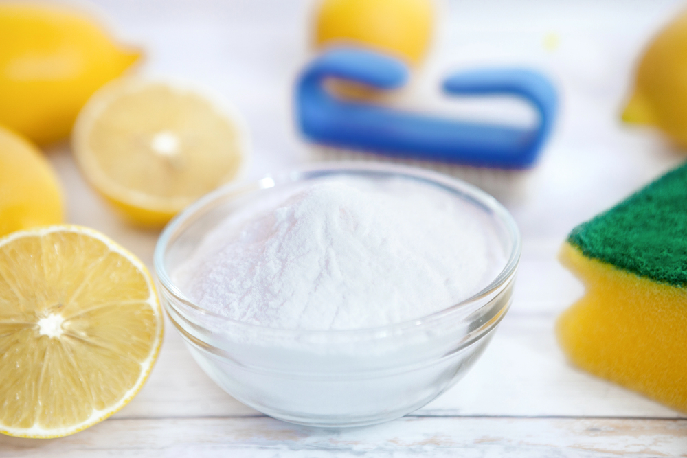 bicarbonato e limone piscina