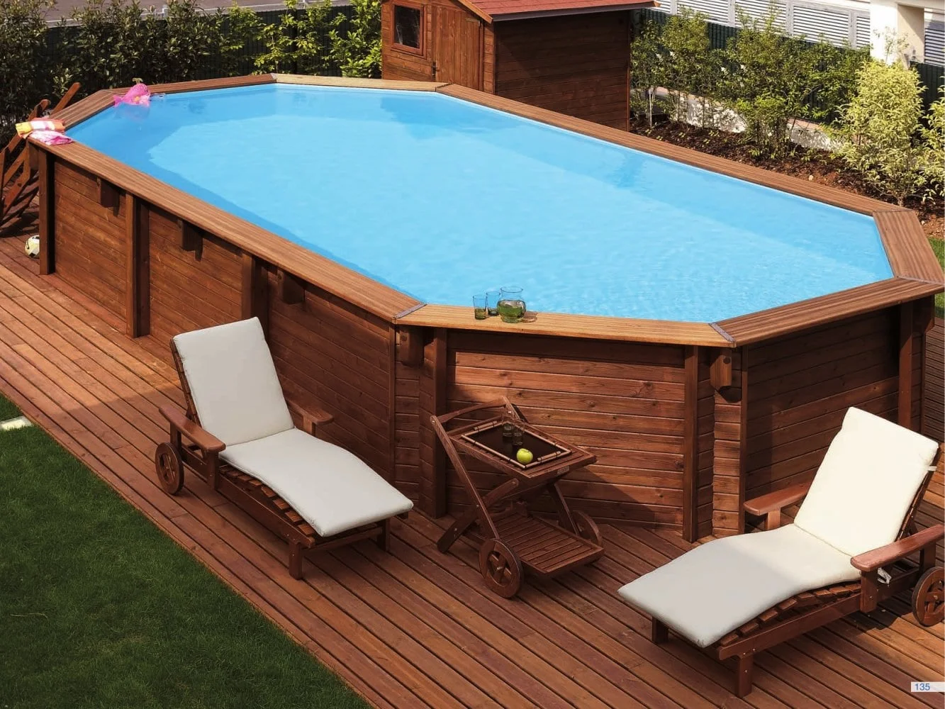 piscina in legno