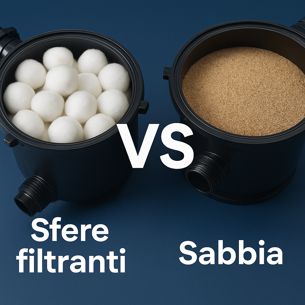 filtro sabbia vs sfere
